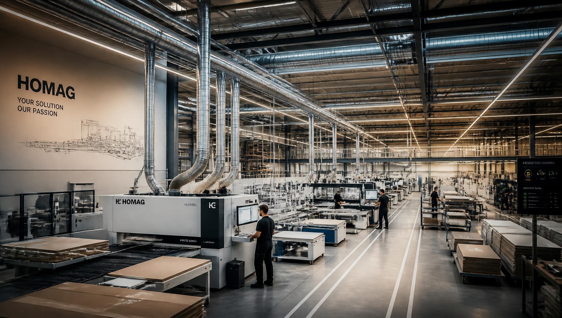 FORRE manufacturing floor with HOMAG modular production line